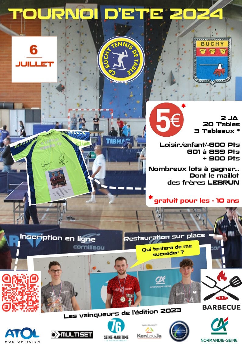 TOURNOI DE BUCHY – EDITION 2026